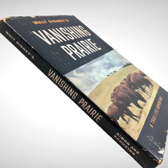 1955 WALT DISNEY'S "VANISHING PRAIRIE" 1ST EDITION VINTAGE HARDBACK BOOK (P4). - Picture 2 of 9